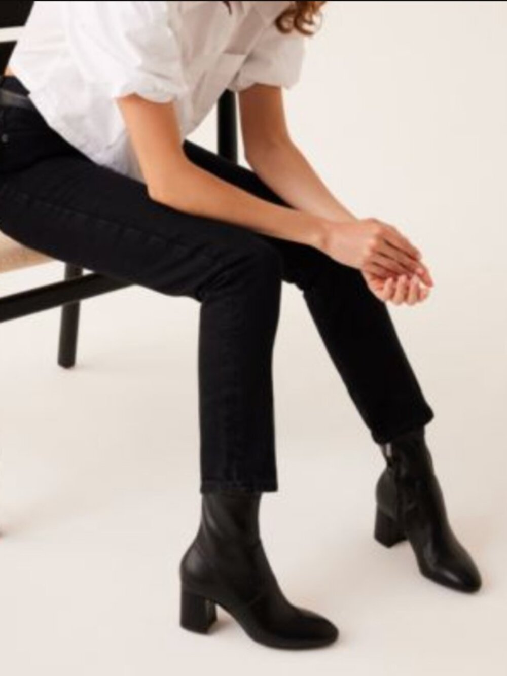 Anne Klein City Block Heel Dress Booties